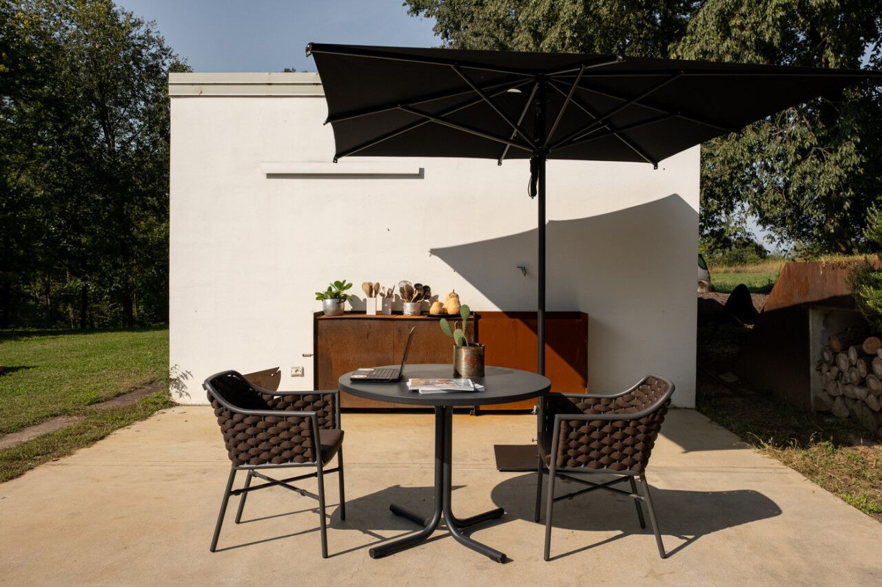 Штабелируемый садовый стул с подлокотниками DRIGANI любовь ARCH-00108110 - Вид №10