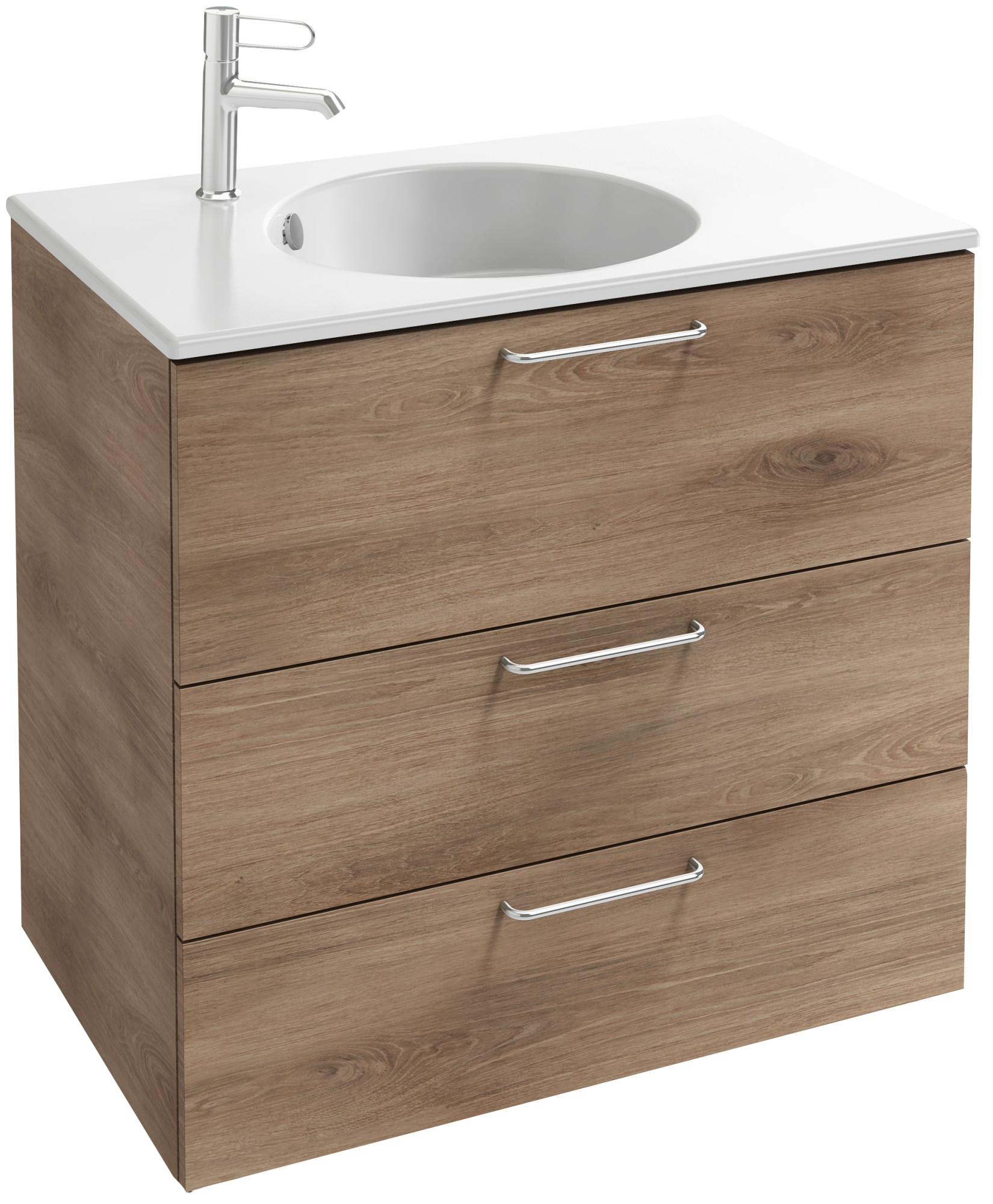 EB2532-R5-E52 Тумба под столешницу 80 см, 3 ящика, хромированная ручка JACOB DELAFON ODÉON RIVE GAUCHE ODEON RIVE GAUCHE