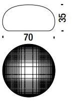 Moroso Круглый кожаный пуф sun-id-1442202 - Вид №7