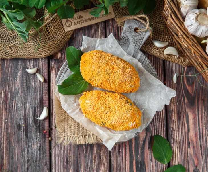 5184 Куриные котлеты с сулугуни Вкусляндия 