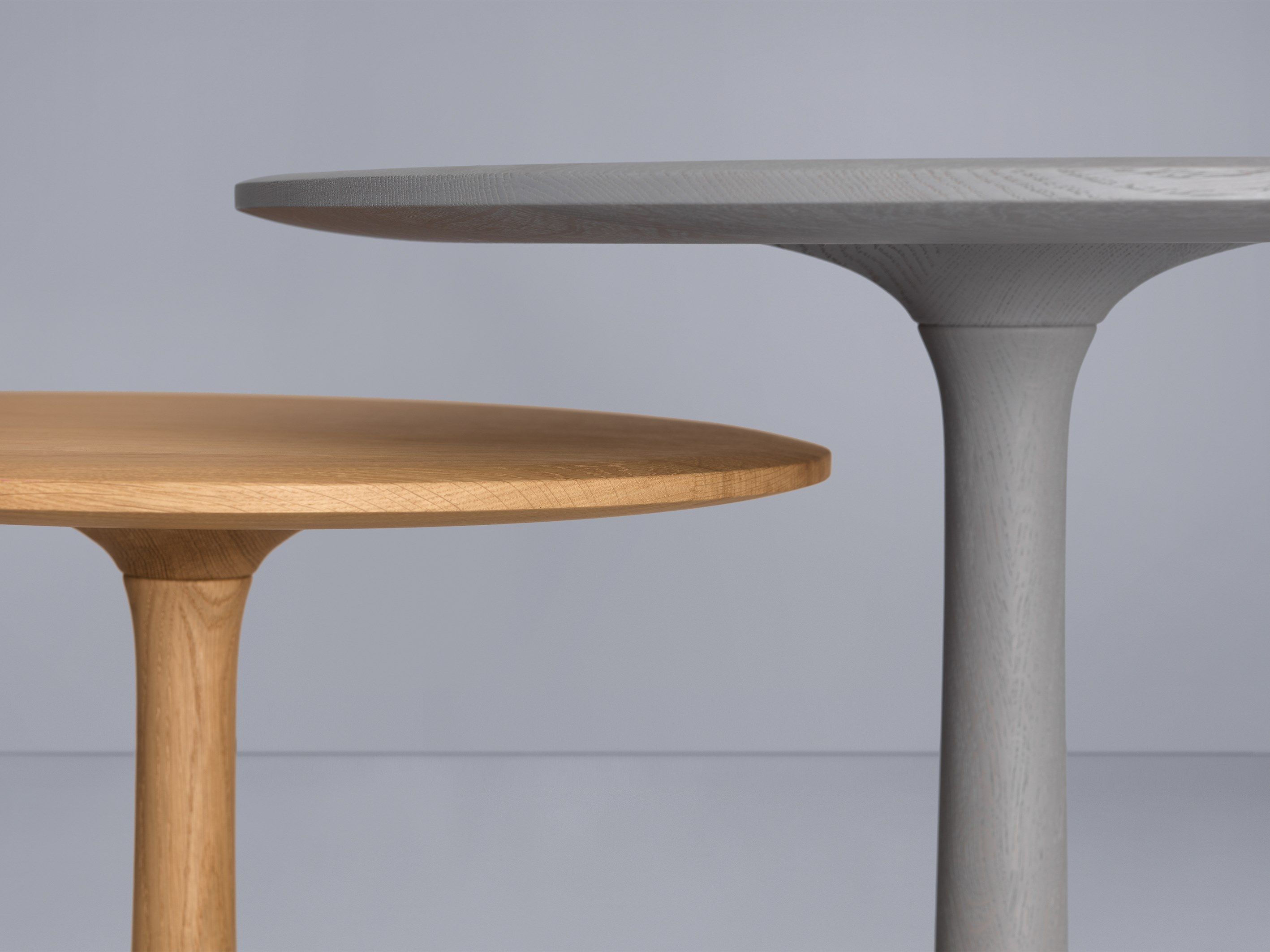 Деревянный круглый низкий журнальный столик ZEITRAUM Turntable ARCH-00104009 - Вид №5