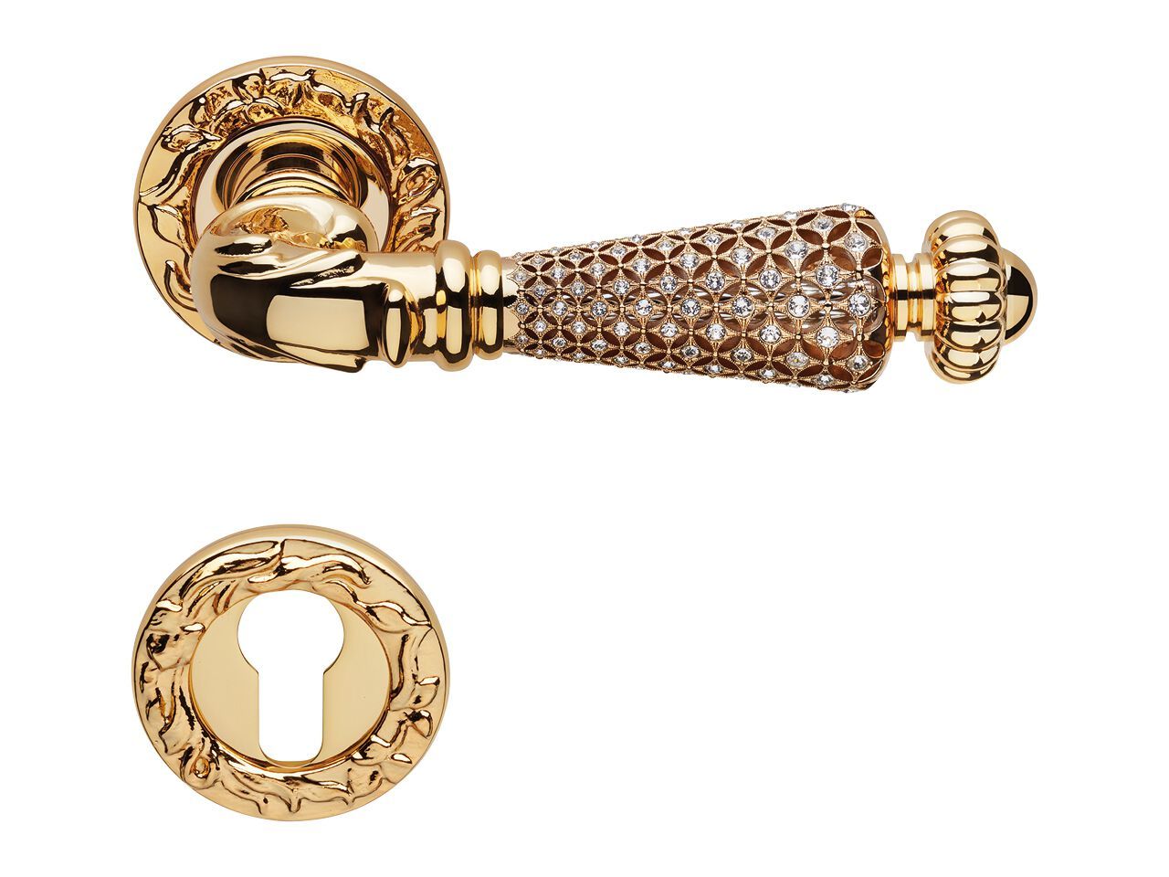Латунная ручка с насадкой LINEA CALI' Jewel ARCH-00086902