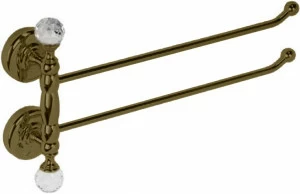 Полотенцедержатель двойной поворотный MIGLIORE Amerida ML.AMR-60.424.BR бронза 45 см