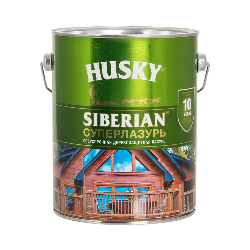 Husky Siberian Суперлазурь для дерева - защита и эстетика палисандра 2.7 л 84392261 STLM-0049188 - Вид №1