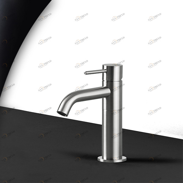 Смеситель для раковины сталь матовая Toki Radomonte TKS1S