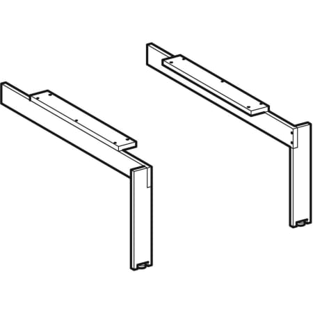 500.573.39.1 Комплект ножек Geberit Citterio Geberit  - Вид №1