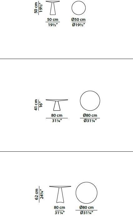 BAXTER Круглый садовый столик Jove sun-id-1382783 - Вид №9