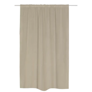 Штора на ленте Inspire Lirio 140x280 см цвет бежевый
