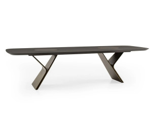 Обеденный стол из МДФ с Lazy Susan