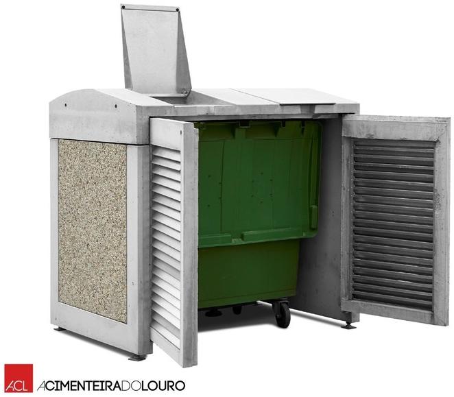 ACL Бетонный мусорный бак с крышкой для улицы sun-id-1443922 - Вид №1