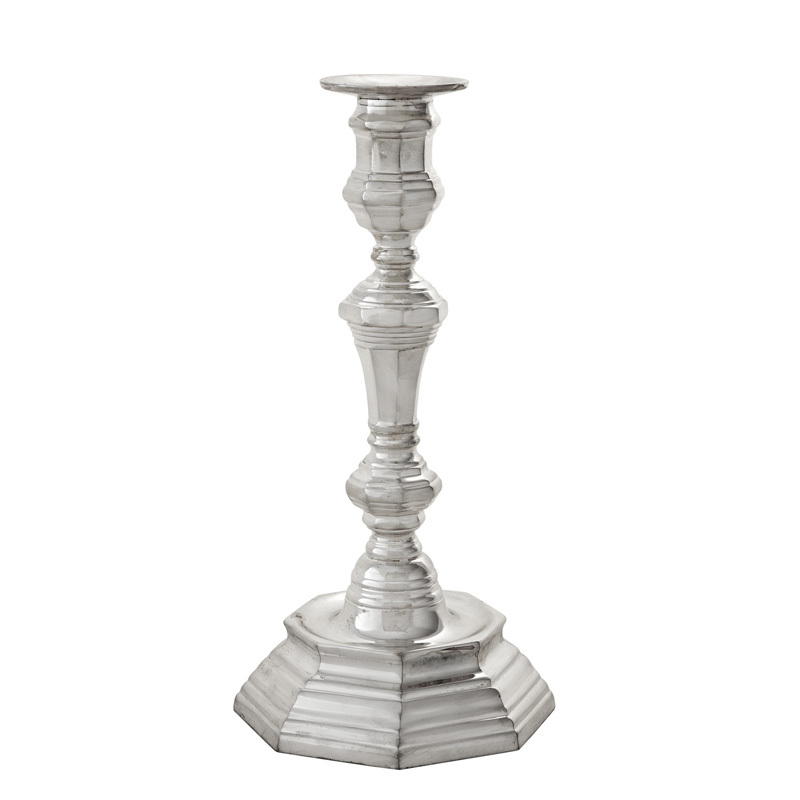 Подсвечник металлический серебристый Barthelemy от Eichholtz EICHHOLTZ EICHHOLTZ 060311 Серебро  - Вид №1