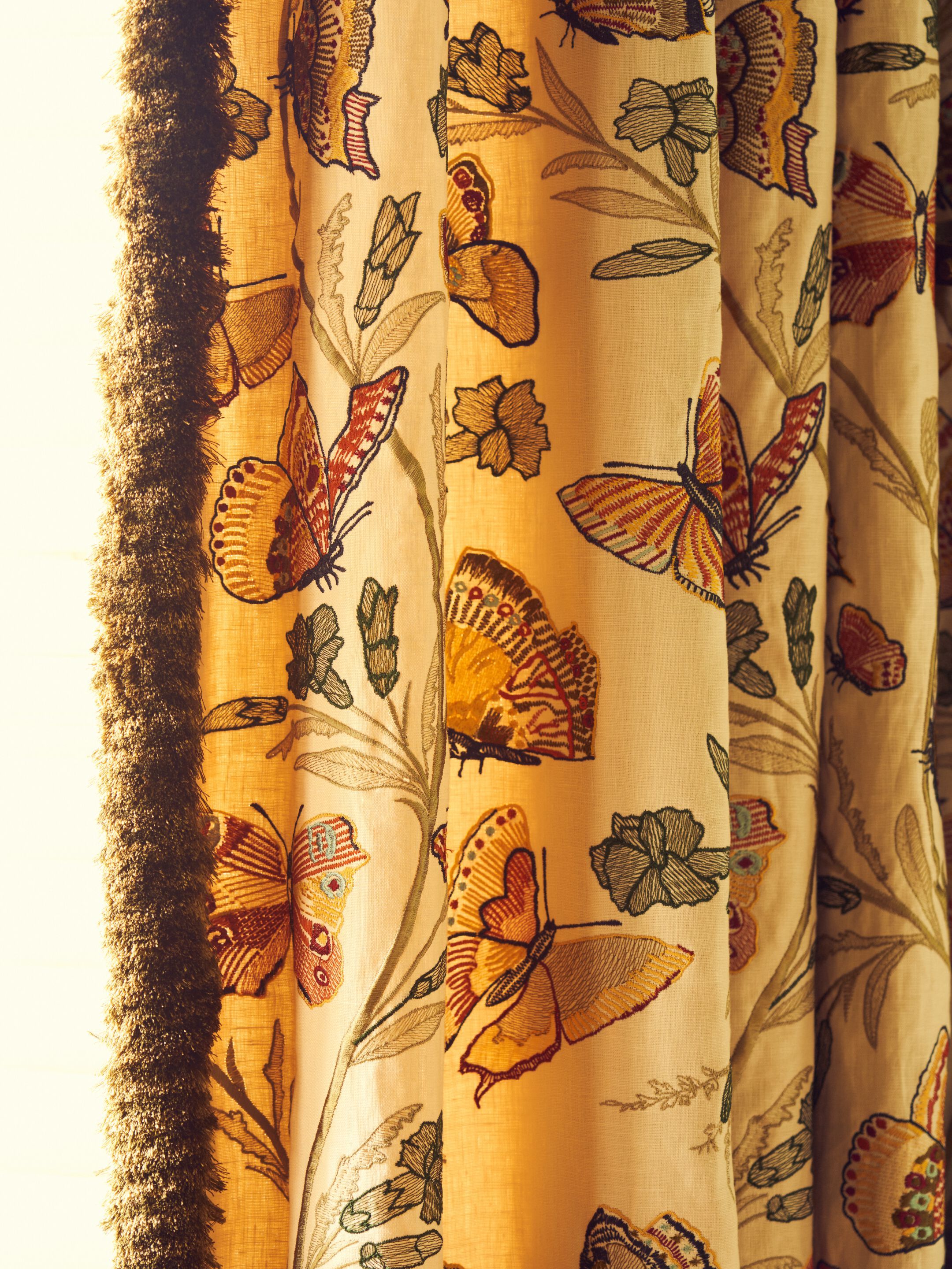 Льняная ткань для штор LELIEVRE Quenin-Belle Époque ARCH-00027639 - Вид №14