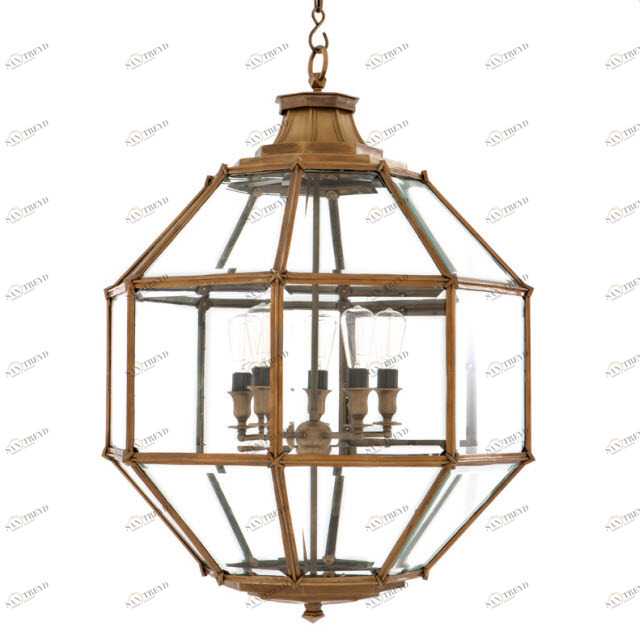 Фонарь Owen L от Eichholtz золотая бронза 109203 EICHHOLTZ ДИЗАЙНЕРСКИЕ, EICHHOLTZ 060574 Прозрачный 