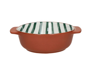 Фарфоровая круглая форма для выпечки