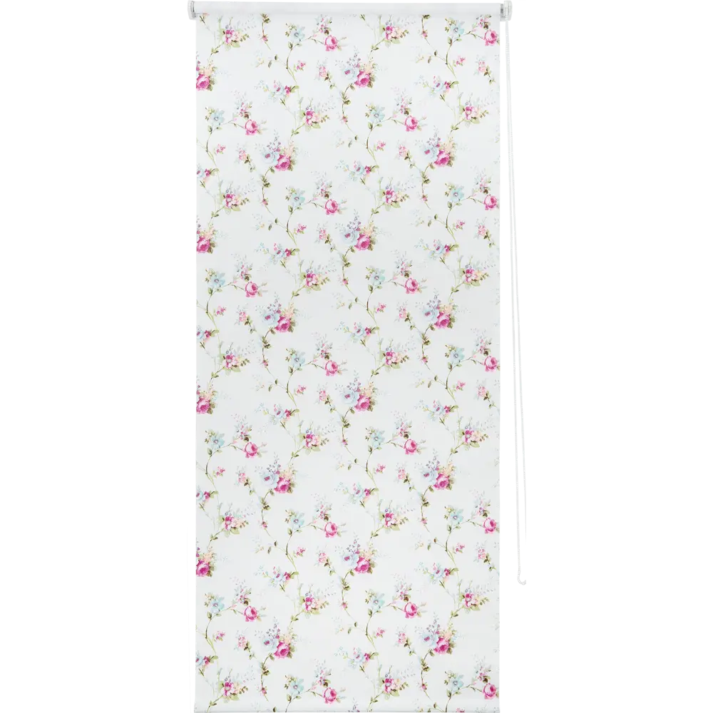 Штора рулонная «Цветы», 40х160 см, цвет белый Santreyd Шарм STLM-2125070