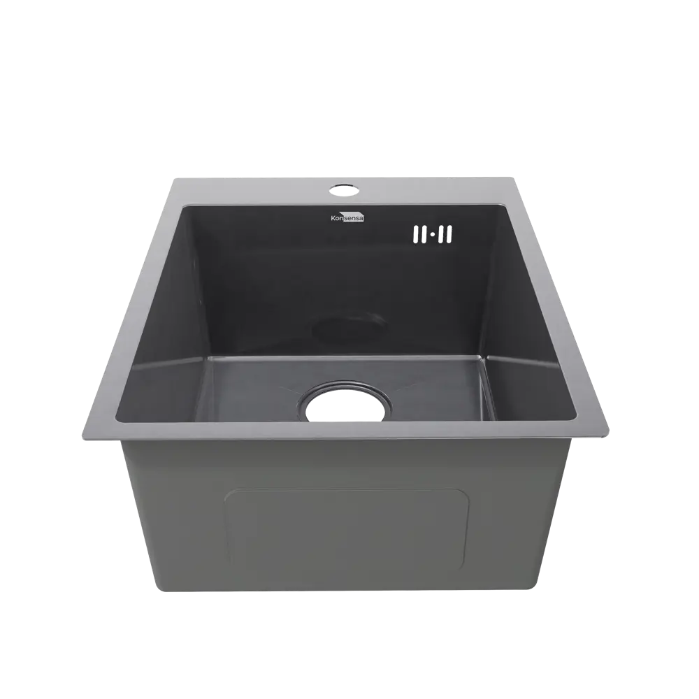 МОЙКА КУХ 40X50 Г20 ЧЕР МЕТ KONSENSA STLM-2092723 - Вид №3