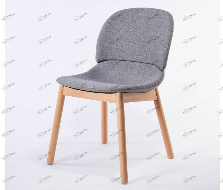 Grado Design Стул из ткани и ножки из бука Hug sun-id-1417973