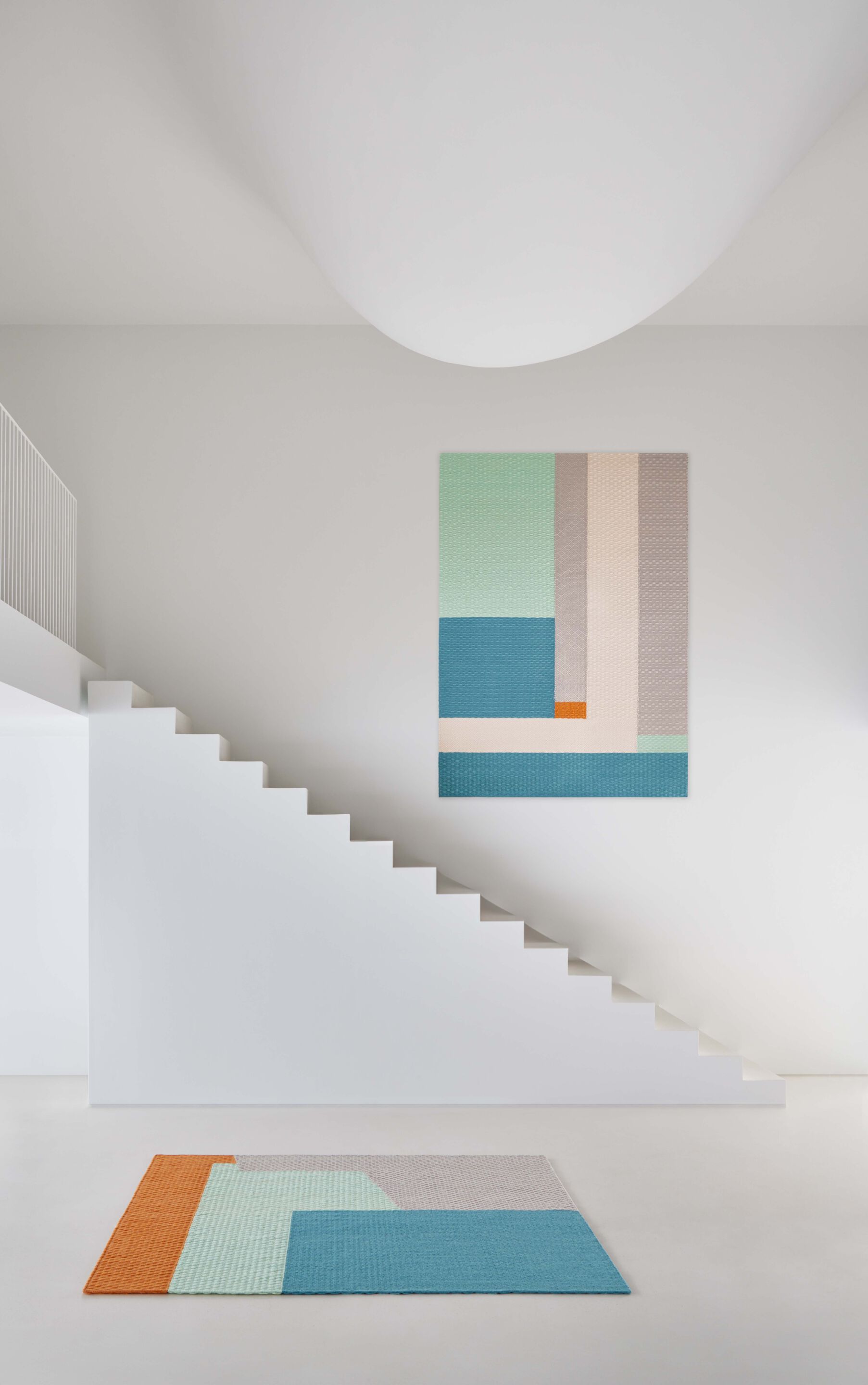 Шерстяной ковер GAN WEAVE SPACE HOPPER BLUE ARCH-00030758 - Вид №9