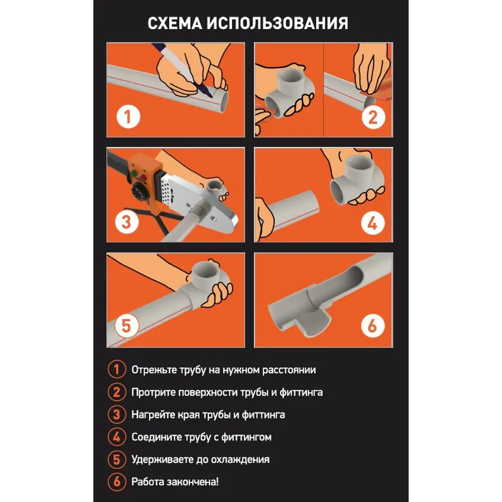 Сварочный аппарат MLT для полипропиленовых труб 1400 Вт 18864501 STLM-2027960  - Вид №18