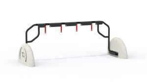 Оцинкованная стальная стойка для самокатов