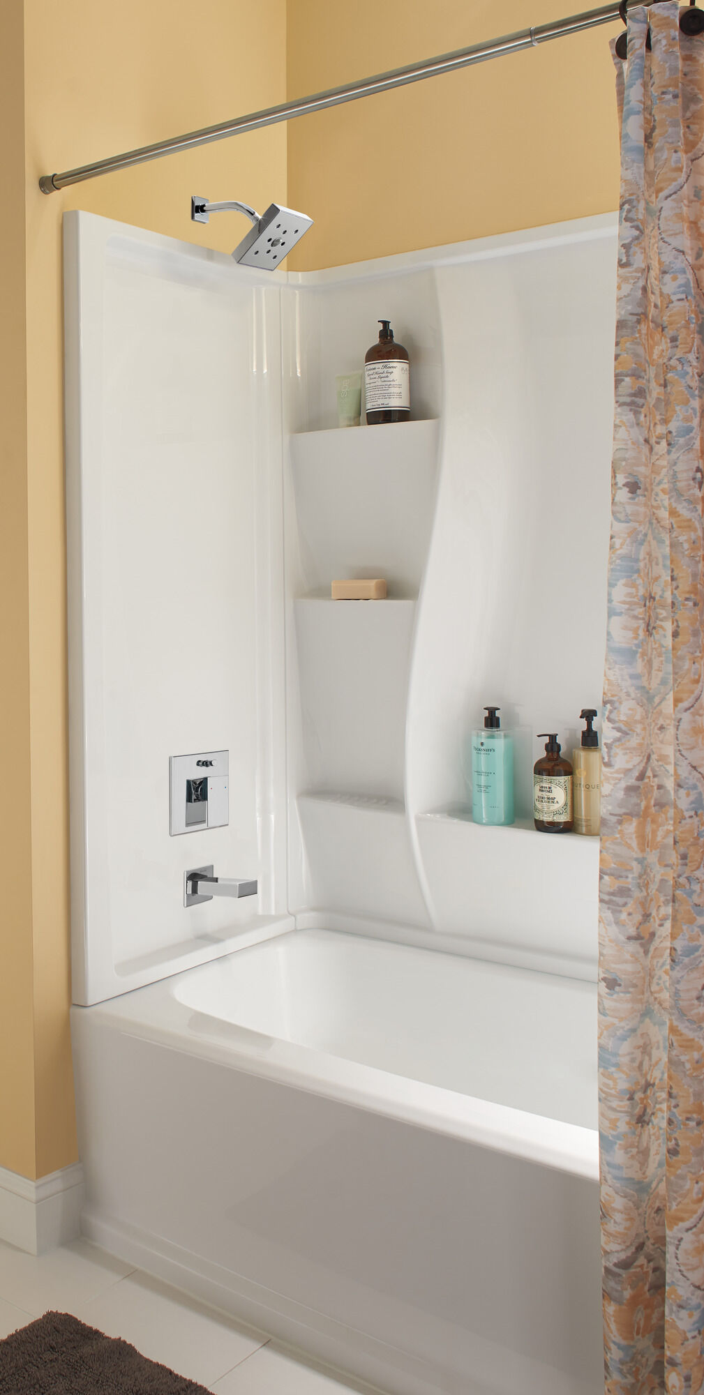 RP70171 H2Okinetic® Душевая лейка Raincan с одинарной настройкой Delta Faucet Universal Showering Хром  - Вид №6