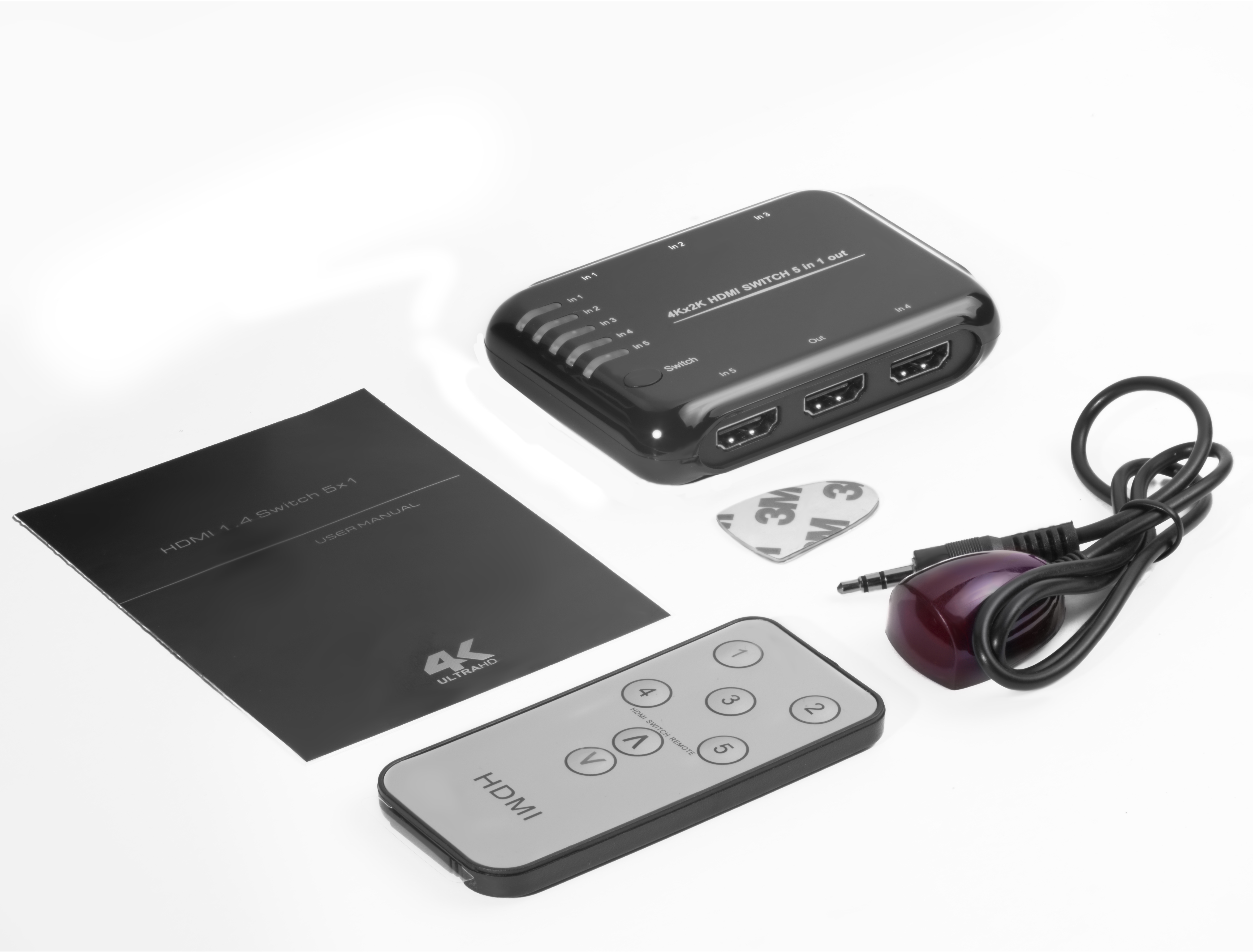 GL-vTC06 переключатель hdmi 5 к 1 серия greenline Greenconnect Santreyd  - Вид №5