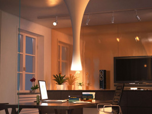 Спандекс затемняемый светодиодный потолочный светильник