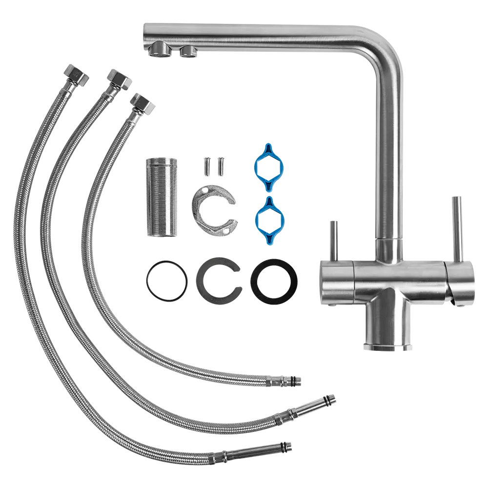 Смеситель для кухни Vidage общая высота 33 см цвет хром STLM-2011933 - Вид №7