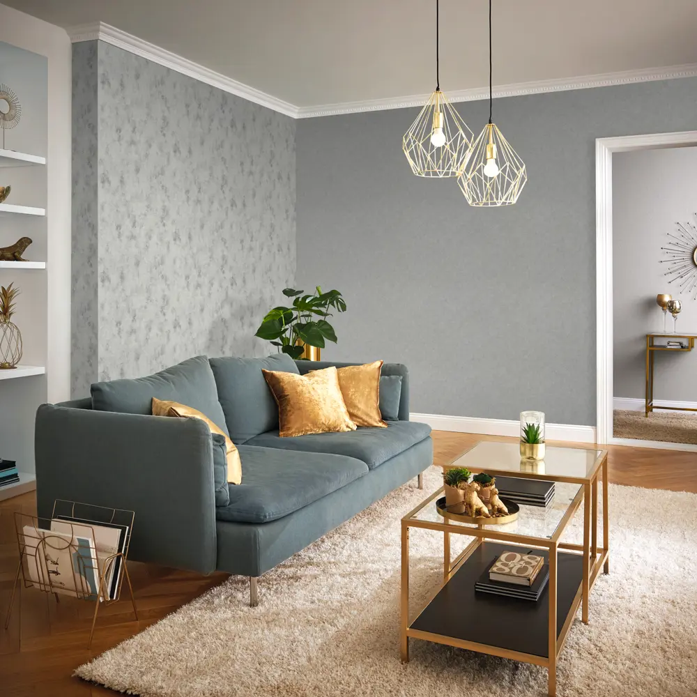 Обои флизелиновые Rasch Factory Style серебристо-серые 1.06 м R947359 STLM-2053538 - Вид №3