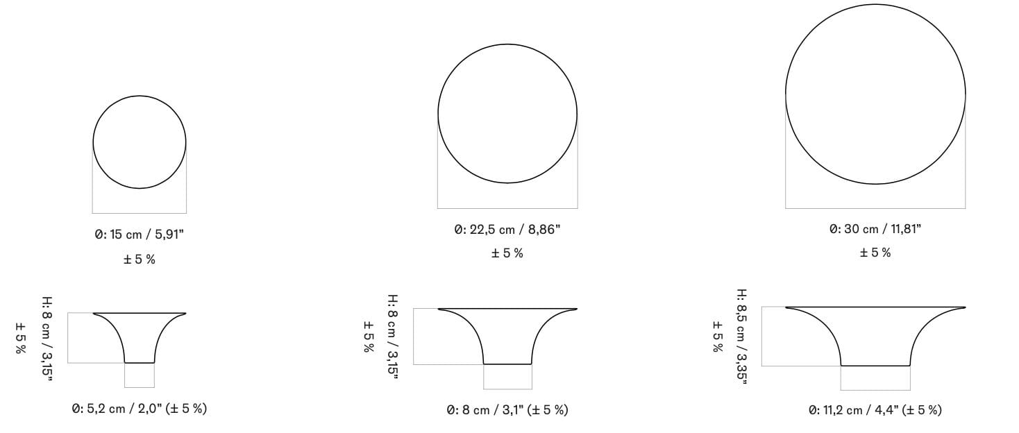 Чаша из глазурованной керамики Audo Copenhagen TRIPTYCH ARCH-00091501 - Вид №47