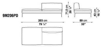 B&B Italia Секционный угловой диван в коже Michel sun-id-1423075 - Вид №17