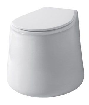 CT00200052 Приставной унитаз напольный Черный Disegno Ceramica CATINO Италия