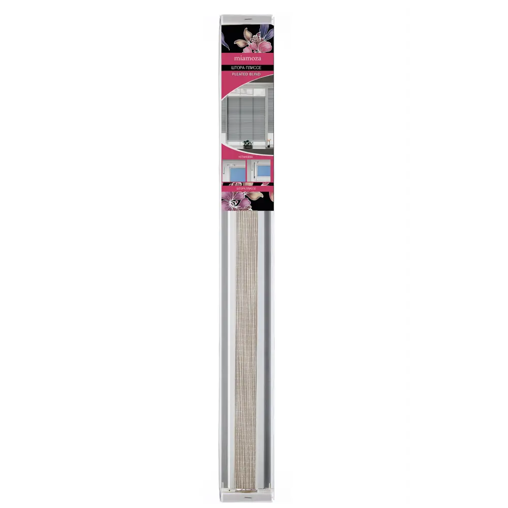 Штора плиссе 73x170 см жаккард молочная Santreyd STLM-2062912 - Вид №7