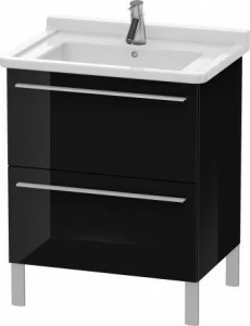 XL653504040 X-Large Тумбочка напольная Черный глянцевый лак