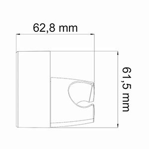 A014 Настенный держатель лейки WasserKRAFT  - Вид №1