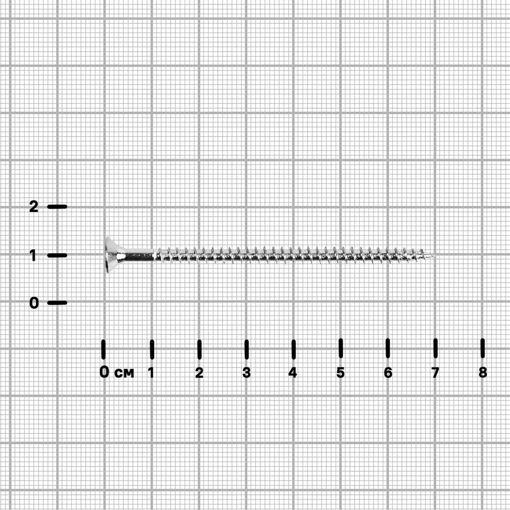 Универсальные саморезы Standers оцинкованные 4x70 мм 88784320 STLM-1010726 - Вид №2