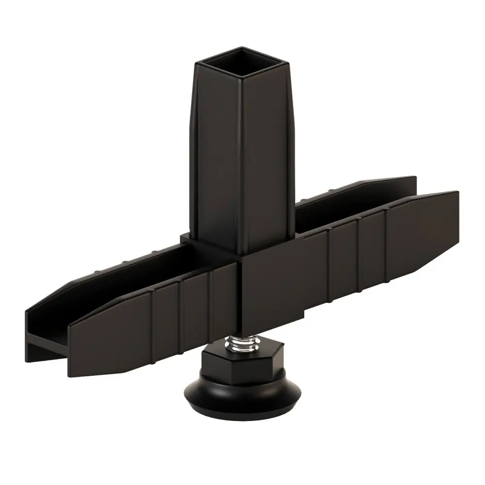 Коннектор Santreyd для мебельных профилей 15×15 мм с регулируемой опорой 82693919 STLM-0034285