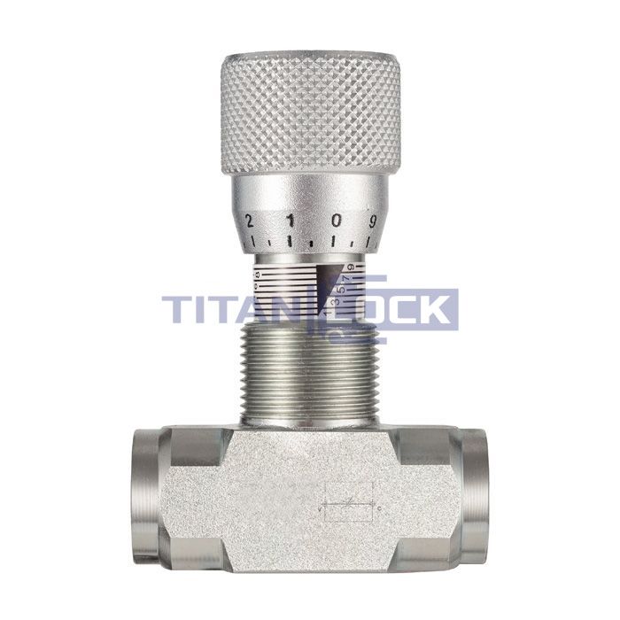Гидравлический дроссель двунаправленный, 1/4", BP/BP, сталь, TL2WHT1/4FF TITAN LOCK  - Вид №3