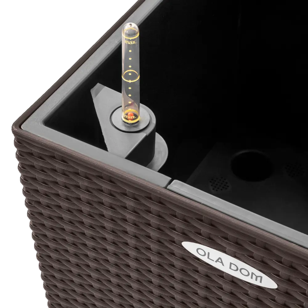 Кашпо для цветов Ola Dom Rattan 31 л коричневый Santreyd STLM-2154004 - Вид №2