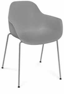 Crassevig Стул полипропиленовый с подлокотниками Pola