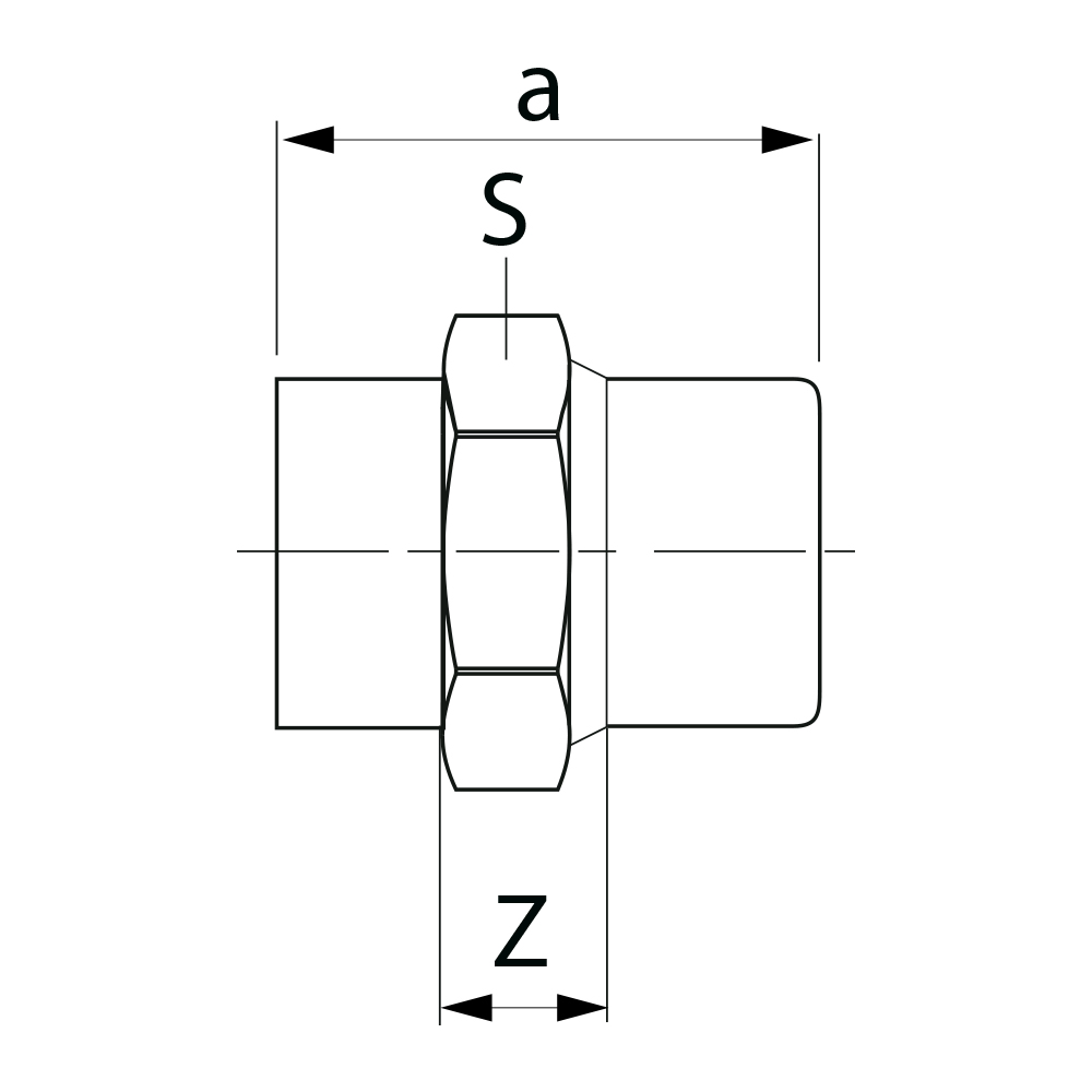 3340R016000000 Разъемные соединения Tece  - Вид №1