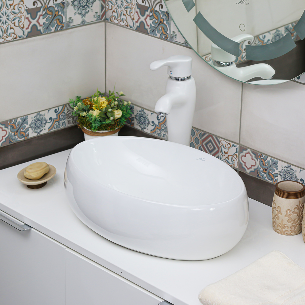 Накладная раковина melana mln-320317 320317-805 - Вид №8