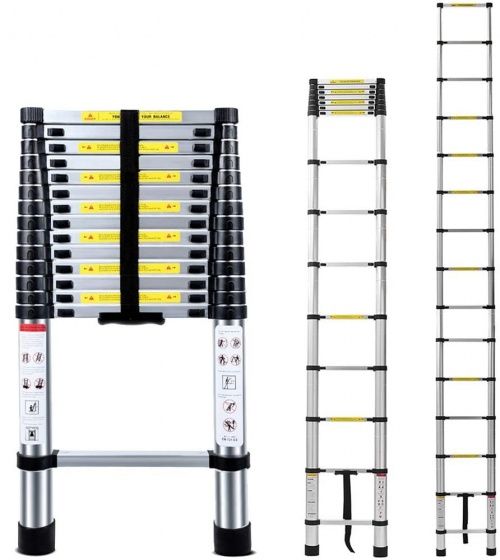 Телескопическая лестница 2,0 м ( 7ступ) ALUMET TLS 2.0 - Вид №12