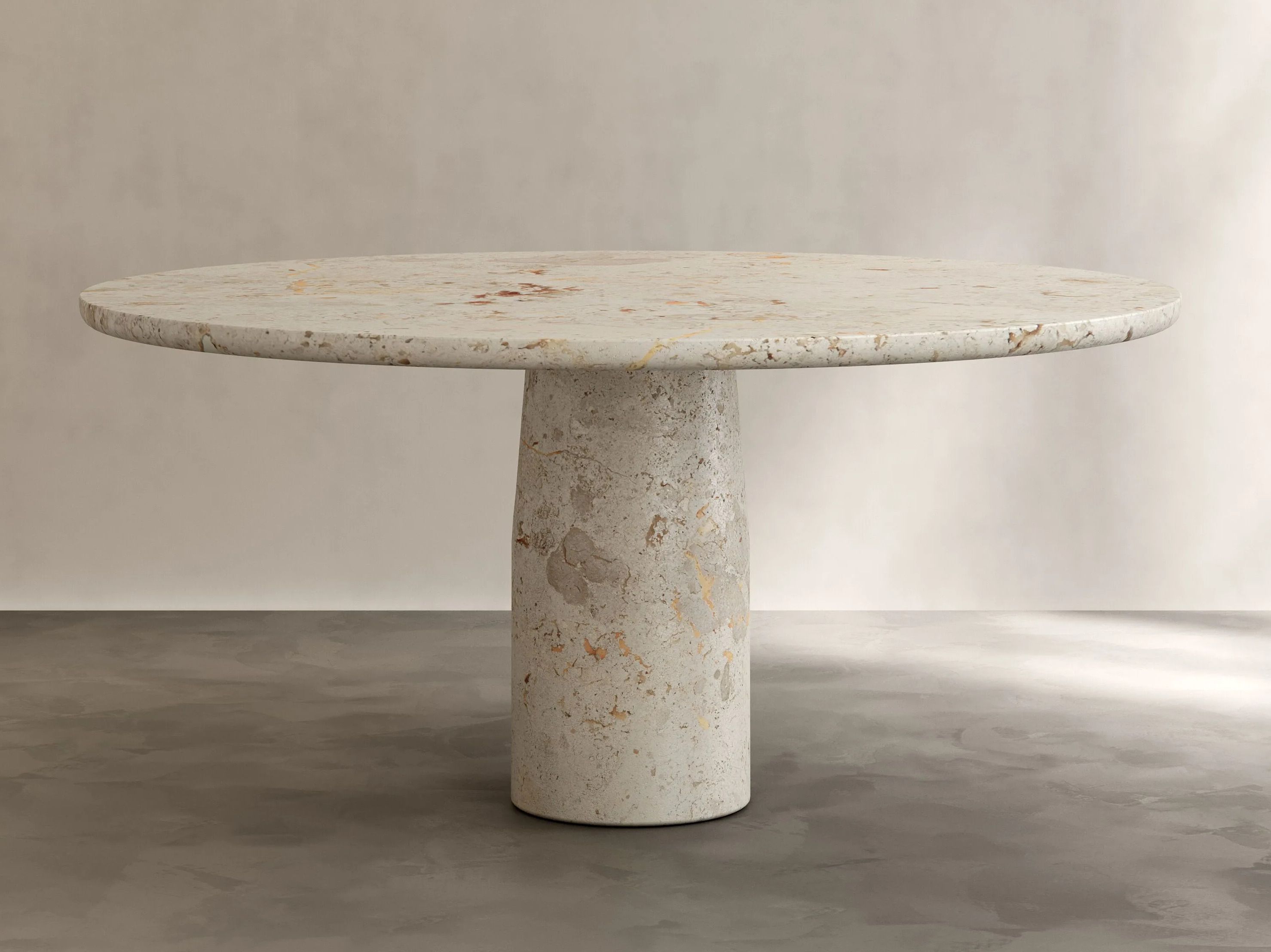 Круглый обеденный стол из натурального камня Paloma Editions остров ARCH-00097201