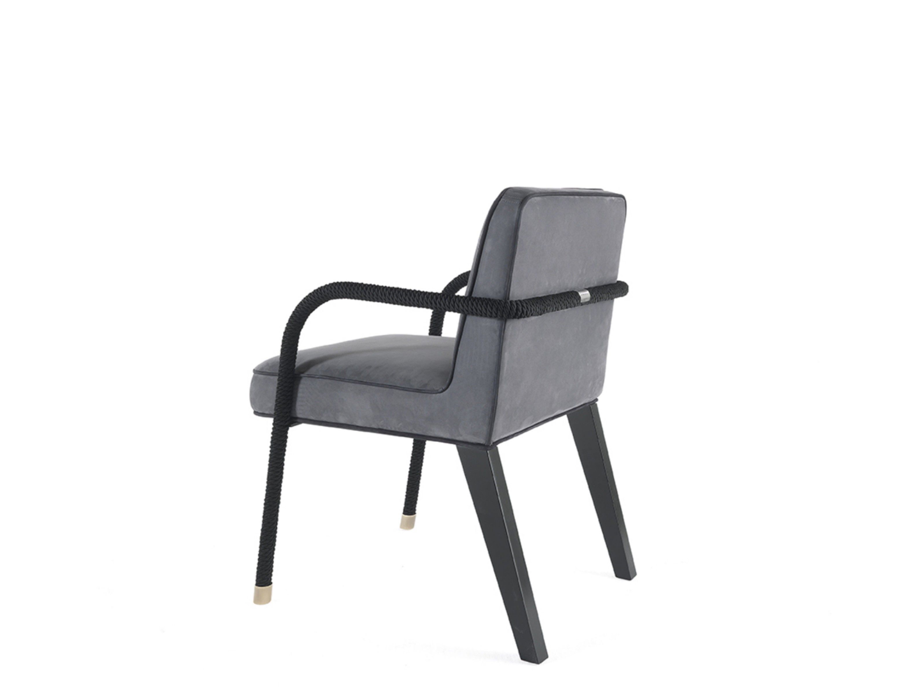 Кожаный мягкий стул с подлокотниками Gianfranco Ferré Home Loop ARCH-00138862 - Вид №1