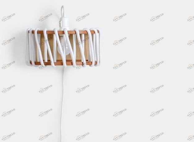 EMKO Настенный светильник из дерева и веревки Macaron sun-id-1387769