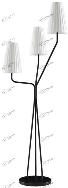 Ligne Roset Торшер из стали с абажурами из хлопка  10073040 