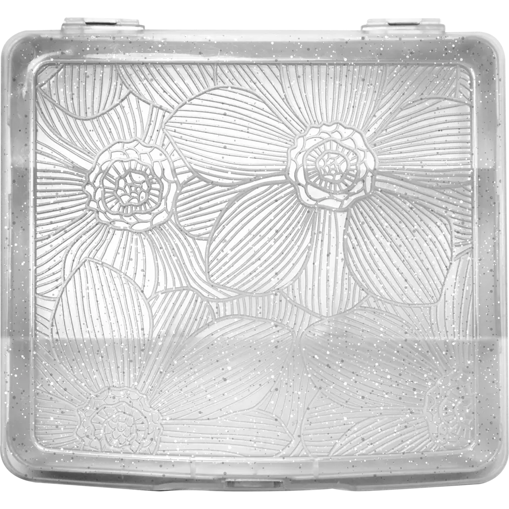 Органайзер для хранения S 14x13.5x4.1 см пластик с крышкой цвет белый Santreyd STLM-2039027 - Вид №2