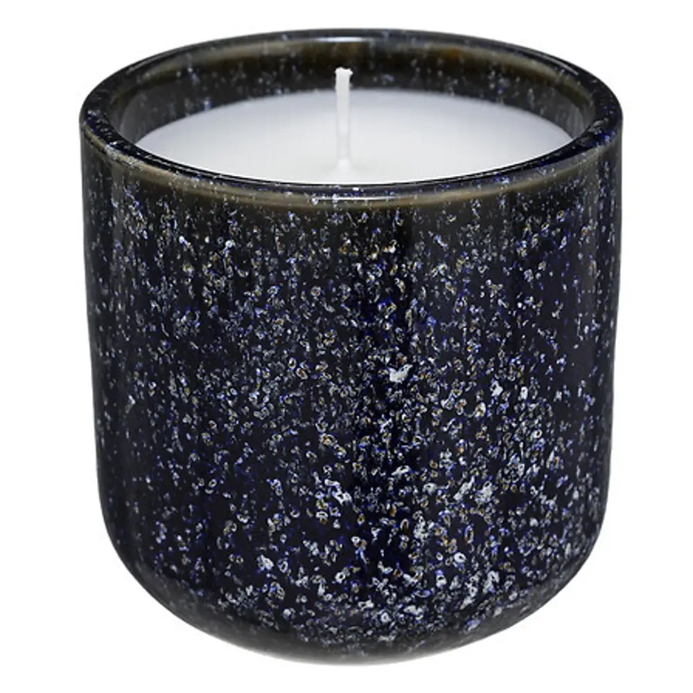 Свеча в керамическом подсвечнике Atmosphera Цитрон коричнево-синяя 9.3 см STLM-2036135 - Вид №6