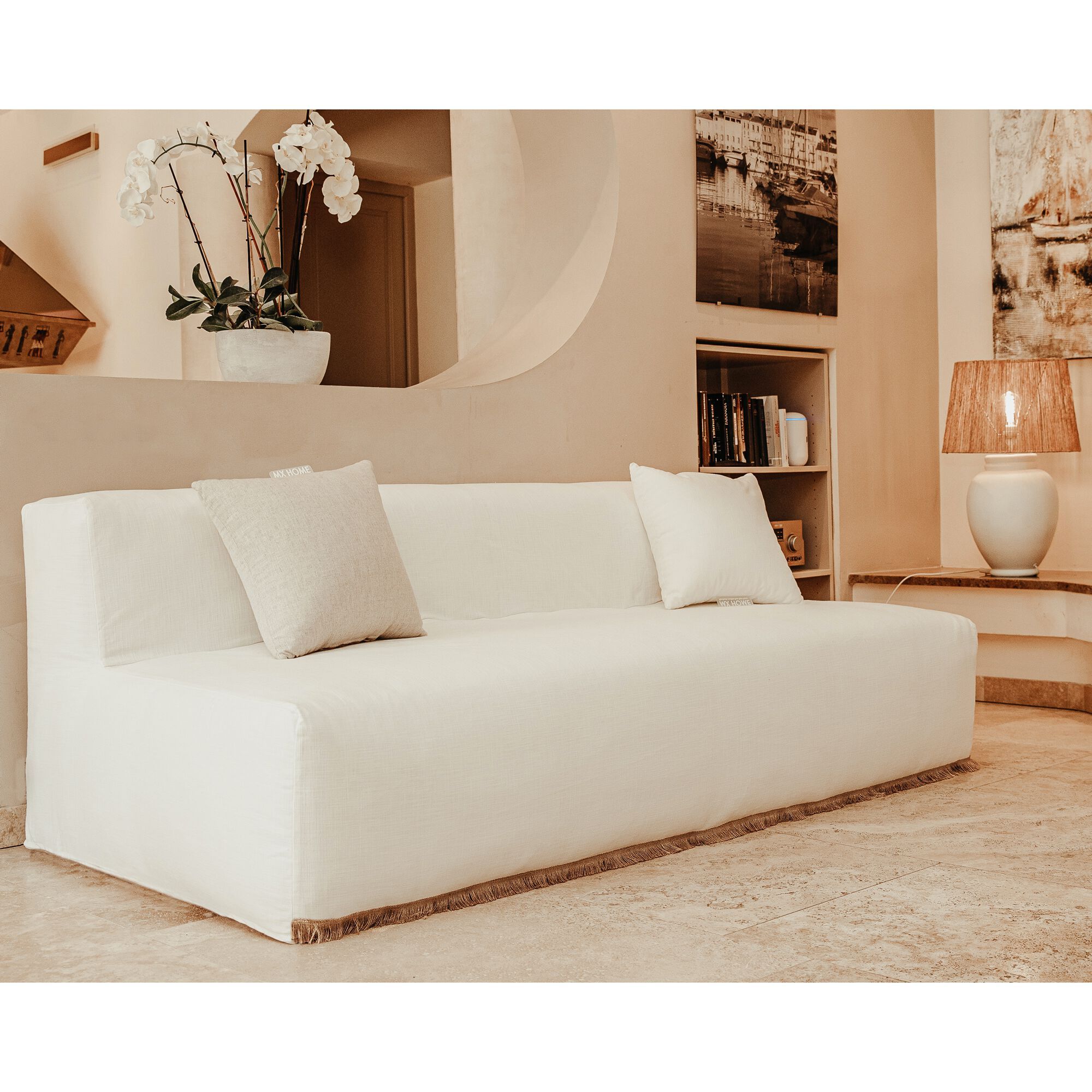 4-местный хлопок съемный диван MX HOME CI-J5P ARCH-00115769 - Вид №2